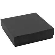 6 Pack Cotton Filled Black Cardboard Jewelry Boxes for Necklace Earring Anklet