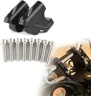 GZKJP Motorbike Handlebar Relocator Set for Royal for Enfield Himalayan 2018-2023 Scram 411 Himalayan 2022-2023 Handle Bar Riser Offset