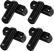 SHINEOFI 4pcs Sash Blocker Security Locks for Windows Zinc Alloy Extra Protection Easy Installation with Fixing Screws for Upvc Doors and Windows Enhance Home Safety