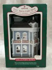 HALL BRO'S CARD SHOP 1988 HALLMARK KEEPSAKE ORNAMENT NIB