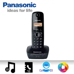 [黑] 全新 Panasonic KX-TG1611 DECT數位無線電話 雙模來電顯示 螢幕背光燈 防指紋表面