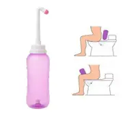 Portable 500ml Bidet Sprayer Personal Cleaner Hygiene Bottle Spray Washing pink 1