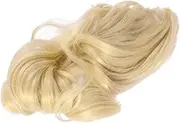 Baluue Flat Style Claw Clip Ponytail Extension Short Messy Curls Wig Synthetic Hairpiece for Women