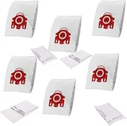 6X Synthetic Dust Vacuum Cleaner Bags + 4 Filter Replacement for Miele FJM C1 C2 S4 S6 S290 S381 S514 S6210 Hoover S510 S511 S512 S571 S512I S513 S514-1 S515-1 S710-1 S711-1 S712-1 S714 S714-1