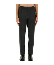 pleated trousers M Black