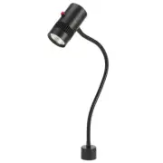LED Magnetic Base Work Light Adjustable Gooseneck Work Lamp 7W For Lathe Mach AC