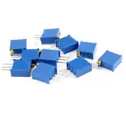 10Pcs 3296W-502 5K ohm 10% Tolerance Resistor Trim Pot Potentiometer