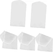KOMBIUDA 5pcs Garment Bags for Hanging Clothes Durable Peva Suit Storage Bags Dust Protection for Clothes Transparent Clothing Covers for Home Travel Reliable Garment Protection