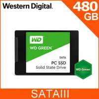 在飛比找PChome24h購物優惠-WD SSD 480GB 2.5吋固態硬碟(綠標)