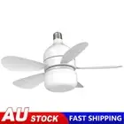 Silent Ceiling Fan with LED Light Remote Control for Bedroom Living Room Kitchen