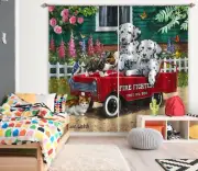 3D Dalmatians Cat A607 Blockout Photo Curtain Fabric Window Kevin Walsh Amy