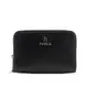 FURLA Camelia 素面皮革ㄇ形拉鍊卡夾/零錢包(黑色) WP00316 ARE000 O6000