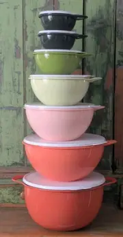 ✅ Brand New Tupperware Thatsa Mixing Bowl 7-Pc Set ~ EXCLUSIVE SPRING COLORS