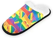 Home Slippers, Mermaid Fish Scales Soft Slippers Guest, Comfortable House Slippers for Women Hotel Slippers for Men