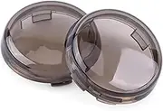 Turn Signal Lens, 2pcs Motorcycle Flashing Light Lens Cover, for Harley, Dyna Softail Sportster Motorbike Signal Lamp Shell