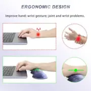 Keyboard & Mouse Wrist Rest Support Pad Memory Foam and Anti-Sli Ergonomic 2in1