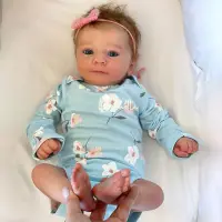 在飛比找蝦皮購物優惠-48釐米洋娃娃 仿真嬰兒 重生娃娃 Reborn Doll 