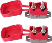 GETAJGHSD Heavy Duty 40a 12v/24v Auto-reset Circuit Breaker 10-32 Stud Bolts Suitable for Cars Trucks Boats