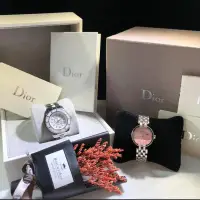 在飛比找蝦皮購物優惠-Christian Dior 鑽石手錶9.9成新