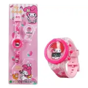 Anime My Melody Kid Child Electronic LED Digital Display Light Time Wrist Watch