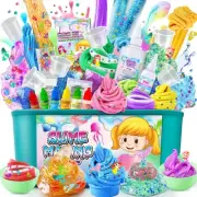 DIY Slime Kit for Girls, Slime Making Kit for Kids, Butter, Foam, Cloud Slime...