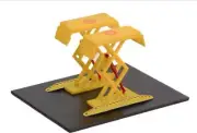 Auto Body Shop - Shell Oil (Automotive Double Scissor Lifts) Series 1 Diecast -