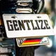 【GENTLIZE】 Vespa 專用 國旗系列 牌照板 德國款