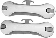 ARTSEWPLY 2pcs Non- Bathroom Safety Grab Bars Cups Easy Install Handrail for Bathtubs and Showers Support for Seniors and Mobility Challenges Multi-Functional Design Hooks