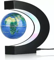 Magnetic Levitation Globe with LED Light Gadgets Floating Globe Decor, Cool Tech