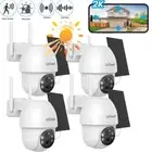 ieGeek PTZ Solar Security Camera System Wireless Home WiFi Outdoor Night Vision