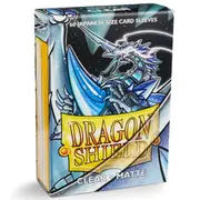 Dragon Shield Japanese 60ct Clear MATTE 59x86mm Sleeves