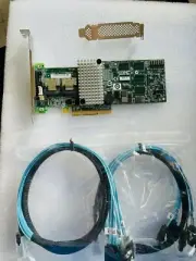 LSI Megaraid SAS 9260-8i RAID controller + 2* SFF-8087 to (4) 7-Pin SATA cables＃