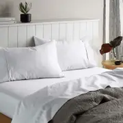 Accessorize Bedroom Collection King White Accessorize - 1500TC Cotton Rich Sheet Set