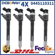 4PCS 0445110311 Fuel Inject For Citroen BERLINGO C3 C4 9HT 9HX Peugeot 207 307