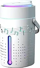 Labymos 1000mL Humidifier with Speaker Colorful Light Quiet Humidifier Oil Auto Shut-Off Top Fill Humidifier for Bedroom USB Powered Home Humidifier