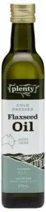 Plenty Cold Pressed Flaxseed Oil 375ml