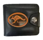 Souvenir Wallet Australia Classic Australian Kangaroo in Black