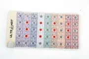 BIO ULTRAMAT ROLL UP RAINBOW CHAKRA CLEANSING MAT -7 DIFFERENT NATURAL GEMSTONES