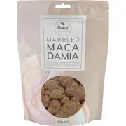 NAKED CHOCOLATE CO Marbled Macadamia Milk and White Chocolate 100g