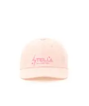 logo-print flat-peak cap S,L,M White