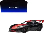 2017 Dodge Viper 1:28 Edition ACR Black with Red Stripes 1/18 Model Car by
