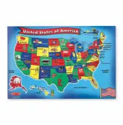 Melissa & Doug U.S.A. Floor Puzzle New Sealed Box