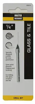 5 Pack 1/4 x 2-1/4-In. Glass & Tile Drill Bit 282814