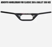 ADVENTO HANDLEBAR, BLACK FIT FOR ROYAL ENFIELD CLASSIC 350 & BULLET 350 UCE
