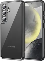 JETech Case for Samsung Galaxy S24 5G, Non-Yellowing Shockproof Bumper Protective Phone Cover, Anti-Scratch Hard PC Back (Black)