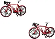 TOYANDONA Pcs Collectible Mini Bike Model Kit Craft Scale Miniatures Home Office Ornament