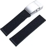 [KAVJU] For Breitling Strap Soft Silicone Rubber Watch Band 22mm 24mm WatchBand Bracelet For Navitimer/Avenger/Superocean