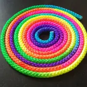 Gymnastics rope colorful rainbow color gradient gymnastics rope 3 meters gymnaK_