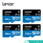 LEXAR 真實容量 512GB MICRO SD 卡 16GB 32GB 64GB 128GB 256GB 高速 SD