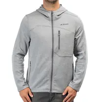 Klim Echo Wool Hoodie, functional jacket , color: Light Grey , size: XL